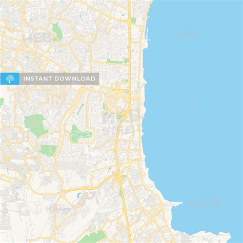 Detailed Road Map of Muntinlupa .